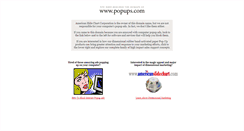 Desktop Screenshot of popups.com