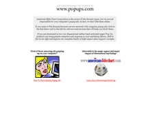 Tablet Screenshot of popups.com